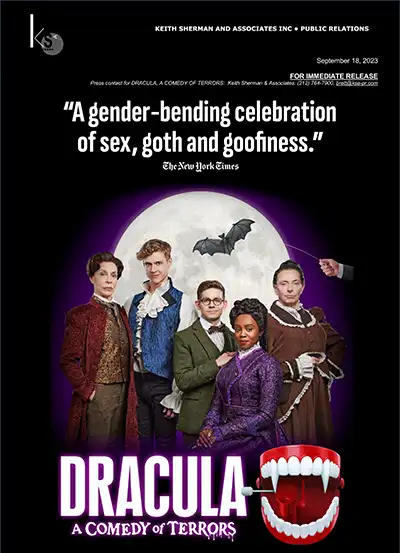 Dracula, A Comedy of Terrors Press Release